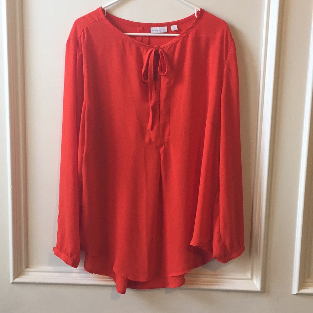 Orange blouse
